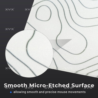 XVX Microcrystalline Mouse Pad Tempered Glass Photovoltaic New Upgrade FPS Electronic Sports Game Office